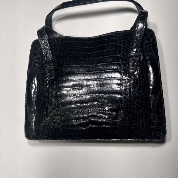 Vintage Alligator Leather Small Hand Bag - Picture 2 of 16